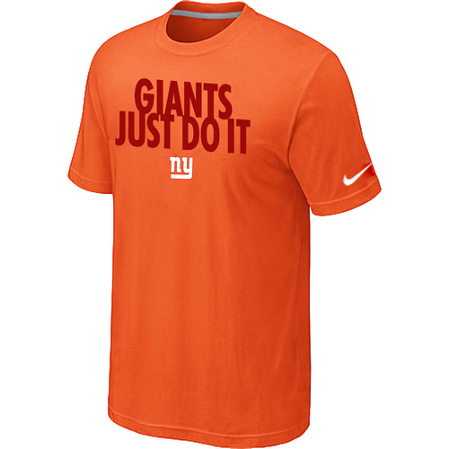 New York Giants Just Do It Orange T-Shirt,We sell and wholesale New York Giants Just Do It Orange T-Shirt on line form chian!