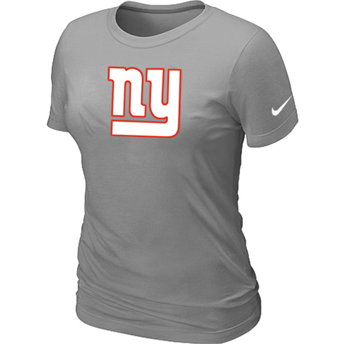 New York Giants L.Grey Women's Logo T-Shirt,We sell and wholesale New York Giants L.Grey Women's Logo T-Shirt on line form chian!
