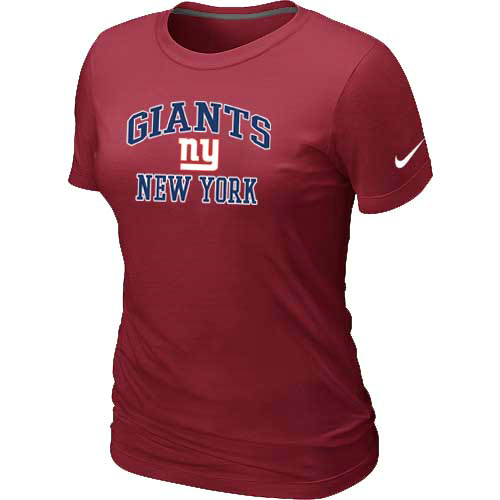 New York Giants Women's Heart & Soul Red T-Shirt,We sell and wholesale New York Giants Women's Heart & Soul Red T-Shirt on line form chian!