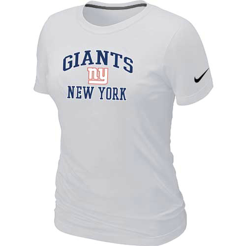 New York Giants Women's Heart & Soul White T-Shirt,We sell and wholesale New York Giants Women's Heart & Soul White T-Shirt on line form chian!