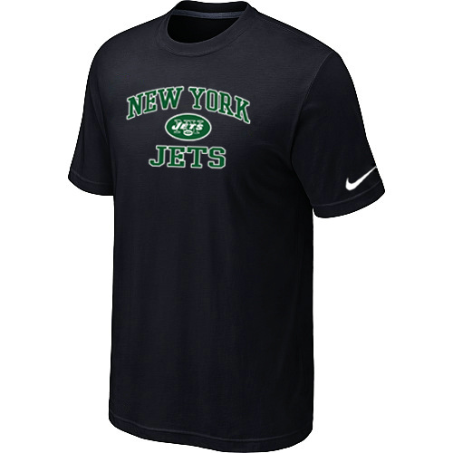 New York Jets Heart & Soul Black T-Shirt,We sell and wholesale New York Jets Heart & Soul Black T-Shirt on line form chian!