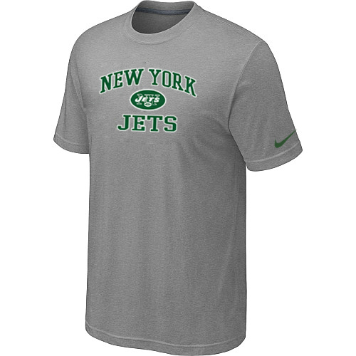 New York Jets Heart & Soul Light grey T-Shirt,We sell and wholesale New York Jets Heart & Soul Light grey T-Shirt on line form chian!