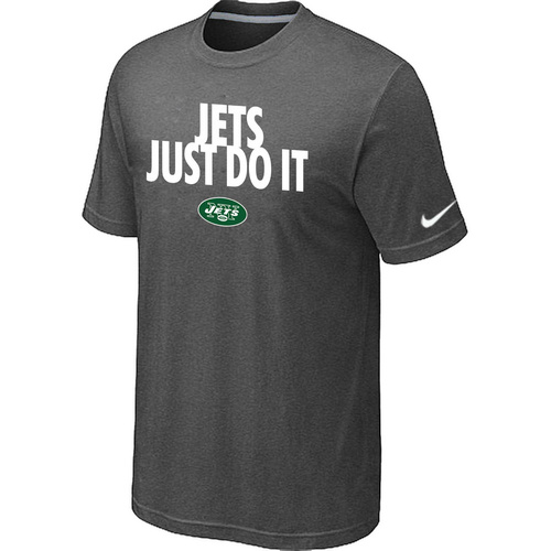 New York Jets Just Do ItD.Grey T-Shirt,We sell and wholesale New York Jets Just Do ItD.Grey T-Shirt on line form chian!
