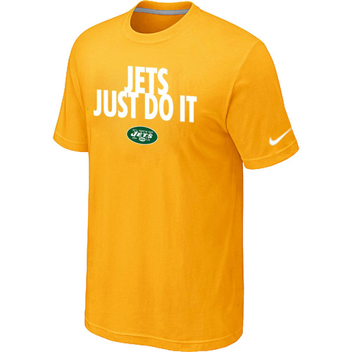 New York Jets Just Do ItYellow T-Shirt,We sell and wholesale New York Jets Just Do ItYellow T-Shirt on line form chian!