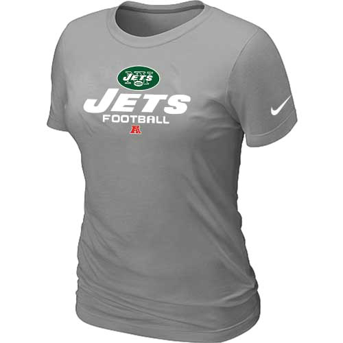 New York Jets L.Grey Women's Critical Victory T-Shirt,We sell and wholesale New York Jets L.Grey Women's Critical Victory T-Shirt on line form chian!