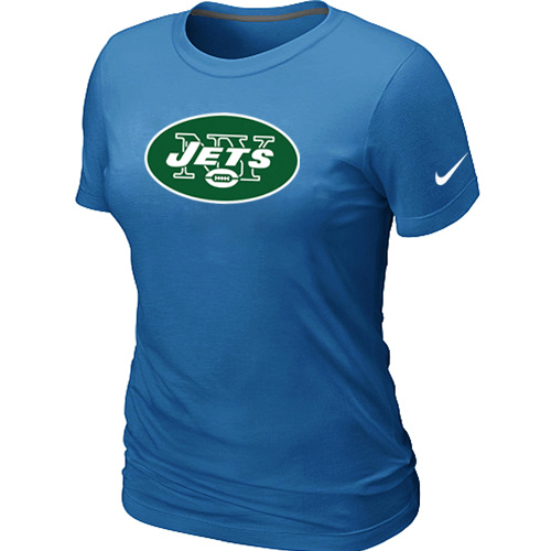 New York Jets L.blue Women's Logo T-Shirt,We sell and wholesale New York Jets L.blue Women's Logo T-Shirt on line form chian!