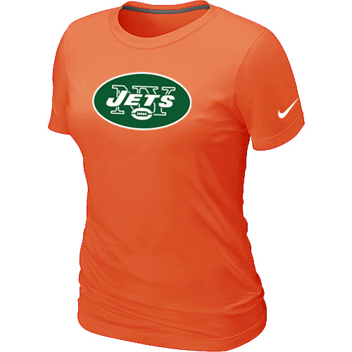 New York Jets Orange Women's Logo T-Shirt,We sell and wholesale New York Jets Orange Women's Logo T-Shirt on line form chian!