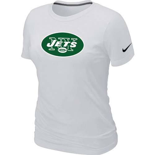 New York Jets White Women's Logo T-Shirt,We sell and wholesale New York Jets White Women's Logo T-Shirt on line form chian!