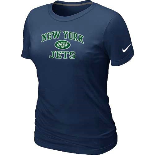New York Jets Women's Heart & Soul D.Blue T-Shirt,We sell and wholesale New York Jets Women's Heart & Soul D.Blue T-Shirt on line form chian!