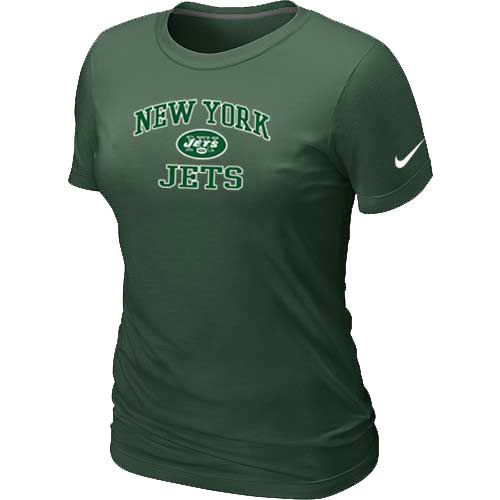 New York Jets Women's Heart & Soul D.Green T-Shirt,We sell and wholesale New York Jets Women's Heart & Soul D.Green T-Shirt on line form chian!