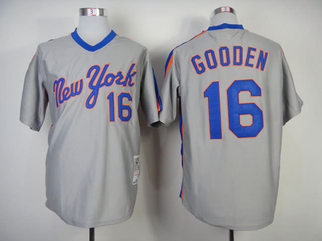 New York Mets #16 Dwight Gooden Gray Throwback Jerseys,We sell and wholesale New York Mets #16 Dwight Gooden Gray Throwback Jerseys on line form chian!