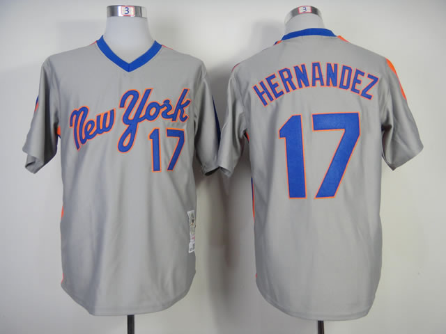 New York Mets #17 Hernandez Gray Throwback Jerseys,We sell and wholesale New York Mets #17 Hernandez Gray Throwback Jerseys on line form chian!