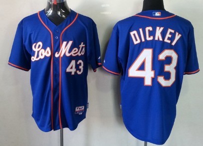 New York Mets #43 R.A. Dickey 2013 Spanish Blue Jerseys,We sell and wholesale New York Mets #43 R.A. Dickey 2013 Spanish Blue Jerseys on line form chian!