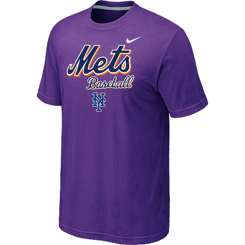 New York Mets 2014 Home Practice T-Shirt - Purple,We sell and wholesale New York Mets 2014 Home Practice T-Shirt - Purple on line form chian!