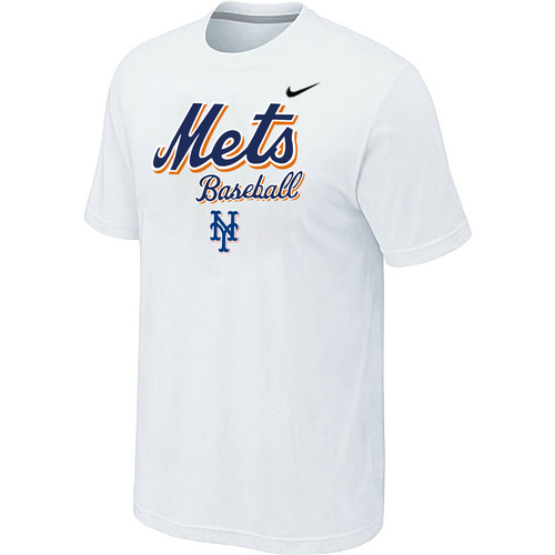 New York Mets 2014 Home Practice T-Shirt - White,We sell and wholesale New York Mets 2014 Home Practice T-Shirt - White on line form chian!