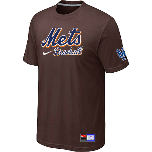 New York Mets Brown Nike Short Sleeve Practice T-Shirt,We sell and wholesale New York Mets Brown Nike Short Sleeve Practice T-Shirt on line form chian!