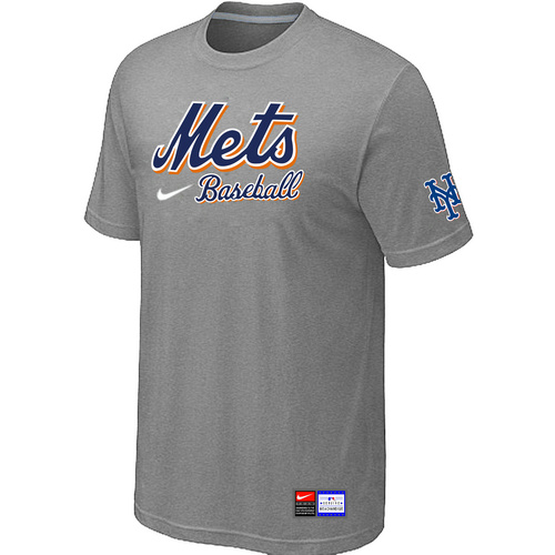 New York Mets L.Grey Nike Short Sleeve Practice T-Shirt,We sell and wholesale New York Mets L.Grey Nike Short Sleeve Practice T-Shirt on line form chian!