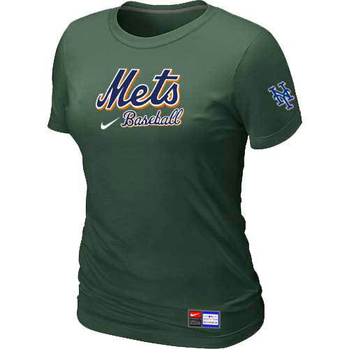 New York Mets Nike Women's D.Green Short Sleeve Practice T-Shirt,We sell and wholesale New York Mets Nike Women's D.Green Short Sleeve Practice T-Shirt on line form chian!