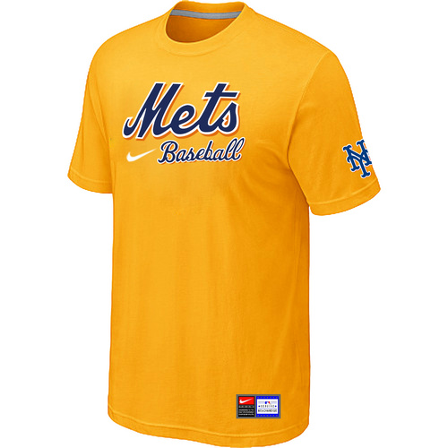 New York Mets Yellow Nike Short Sleeve Practice T-Shirt,We sell and wholesale New York Mets Yellow Nike Short Sleeve Practice T-Shirt on line form chian!