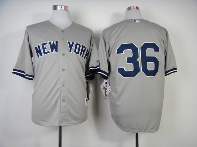 New York Yankees #36 Kevin Youkilis Gray Throwback Jerseys,We sell and wholesale New York Yankees #36 Kevin Youkilis Gray Throwback Jerseys on line form chian!