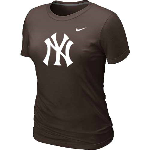 New York Yankees Heathered Brown Nike Women's Blended T-Shirt,We sell and wholesale New York Yankees Heathered Brown Nike Women's Blended T-Shirt on line form chian!