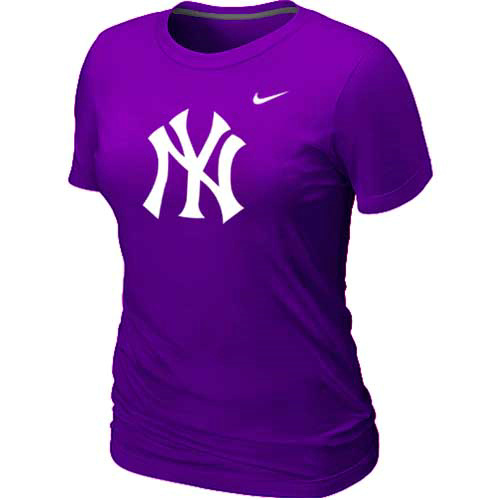 New York Yankees Heathered Purple Nike Women's Blended T-Shirt,We sell and wholesale New York Yankees Heathered Purple Nike Women's Blended T-Shirt on line form chian!