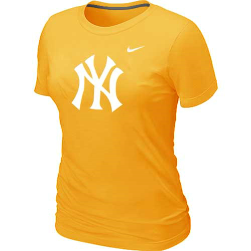 New York Yankees Heathered Yellow Nike Women's Blended T-Shirt,We sell and wholesale New York Yankees Heathered Yellow Nike Women's Blended T-Shirt on line form chian!