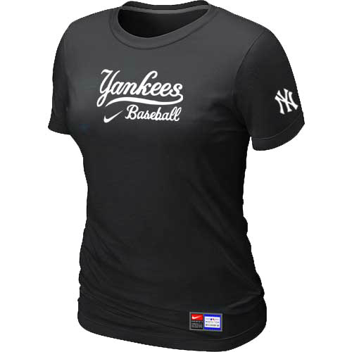 New York Yankees Nike Women's Black Short Sleeve Practice T-Shirt,We sell and wholesale New York Yankees Nike Women's Black Short Sleeve Practice T-Shirt on line form chian!