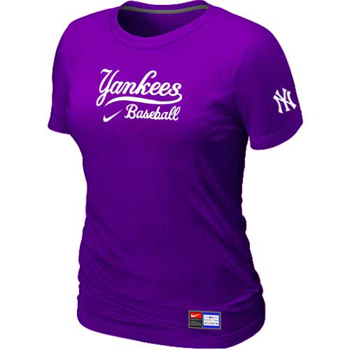 New York Yankees Nike Women's Purple Short Sleeve Practice T-Shirt,We sell and wholesale New York Yankees Nike Women's Purple Short Sleeve Practice T-Shirt on line form chian!