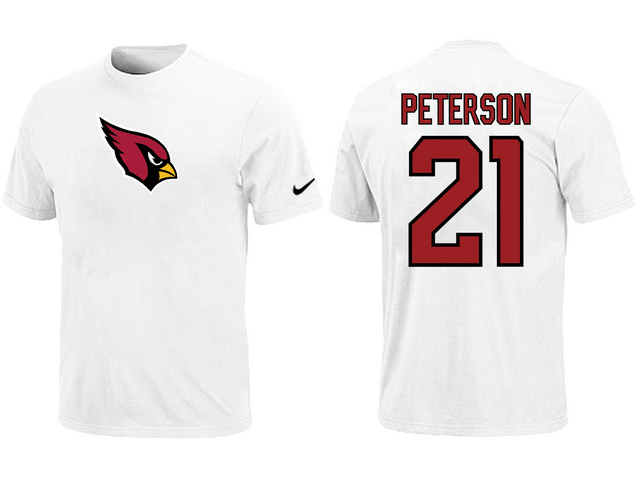Nike Arizona Cardinals 21 peterson Name & Number T-Shirt White,We sell and wholesale Nike Arizona Cardinals 21 peterson Name & Number T-Shirt White on line form chian!