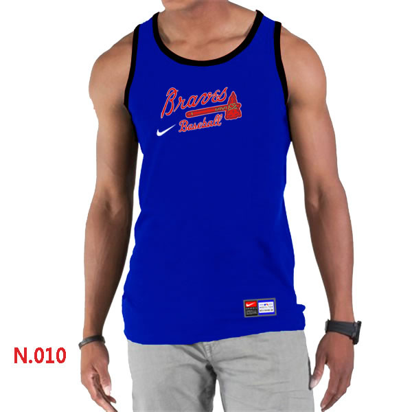 Nike Atlanta Braves Home Practice men Tank Top Blue,We sell and wholesale Nike Atlanta Braves Home Practice men Tank Top Blue on line form chian!