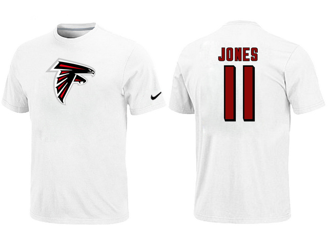 Nike Atlanta Falcons 11 Jones Name & Number T-Shirt White,We sell and wholesale Nike Atlanta Falcons 11 Jones Name & Number T-Shirt White on line form chian!