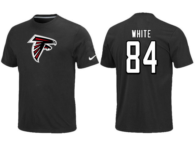 Nike Atlanta Falcons 84 white Name & Number T-Shirt Black,We sell and wholesale Nike Atlanta Falcons 84 white Name & Number T-Shirt Black on line form chian!