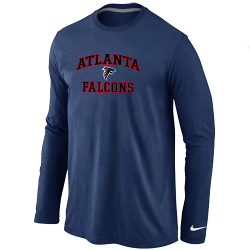 Nike Atlanta Falcons Heart & Soul Long Sleeve T-Shirt D.Blue,We sell and wholesale Nike Atlanta Falcons Heart & Soul Long Sleeve T-Shirt D.Blue on line form chian!