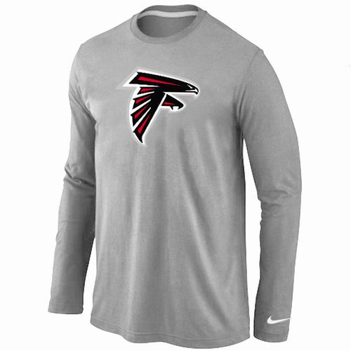 Nike Atlanta Falcons Logo Long Sleeve T-Shirt Gray,We sell and wholesale Nike Atlanta Falcons Logo Long Sleeve T-Shirt Gray on line form chian!