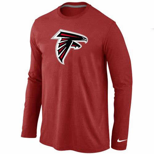 Nike Atlanta Falcons Logo Long Sleeve T-Shirt Red,We sell and wholesale Nike Atlanta Falcons Logo Long Sleeve T-Shirt Red on line form chian!