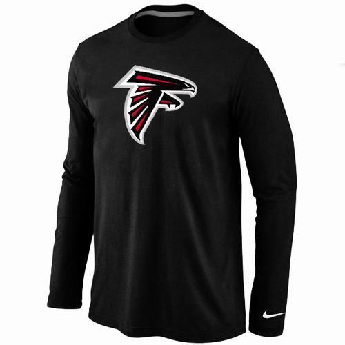 Nike Atlanta Falcons Logo Long Sleeve T-Shirt black,We sell and wholesale Nike Atlanta Falcons Logo Long Sleeve T-Shirt black on line form chian!