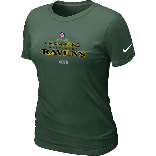 Nike Baltimore Ravens 2012 AFC Conference Champions Trophy Collection Long Women's D.Green T-Shirt,We sell and wholesale Nike Baltimore Ravens 2012 AFC Conference Champions Trophy Collection Long Women's D.Green T-Shirt on line form chian!