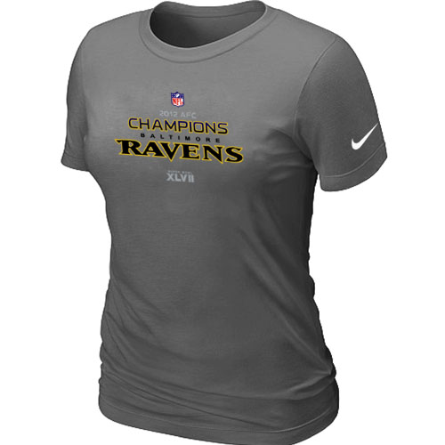 Nike Baltimore Ravens 2012 AFC Conference Champions Trophy Collection Long Women's D.Grey T-Shirt,We sell and wholesale Nike Baltimore Ravens 2012 AFC Conference Champions Trophy Collection Long Women's D.Grey T-Shirt on line form chian!