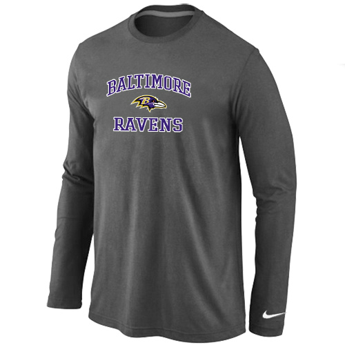 Nike Baltimore Ravens Heart & Soul Long Sleeve T-Shirt D.Gray,We sell and wholesale Nike Baltimore Ravens Heart & Soul Long Sleeve T-Shirt D.Gray on line form chian!