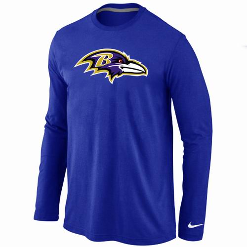 Nike Baltimore Ravens Logo Long Sleeve T-Shirt Blue,We sell and wholesale Nike Baltimore Ravens Logo Long Sleeve T-Shirt Blue on line form chian!