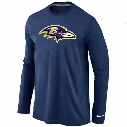 Nike Baltimore Ravens Logo Long Sleeve T-Shirt D.Blue,We sell and wholesale Nike Baltimore Ravens Logo Long Sleeve T-Shirt D.Blue on line form chian!
