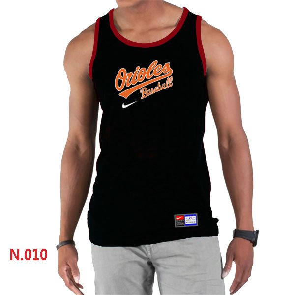 Nike Baltimore orioles Home Practice men Tank Top Black,We sell and wholesale Nike Baltimore orioles Home Practice men Tank Top Black on line form chian!