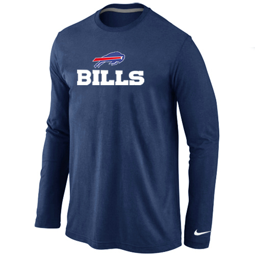 Nike Buffalo Bills Authentic Logo Long Sleeve T-Shirt D.blue,We sell and wholesale Nike Buffalo Bills Authentic Logo Long Sleeve T-Shirt D.blue on line form chian!