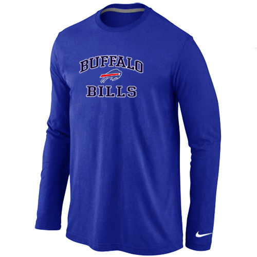 Nike Buffalo Bills Heart & Soul Long Sleeve T-Shirt Blue,We sell and wholesale Nike Buffalo Bills Heart & Soul Long Sleeve T-Shirt Blue on line form chian!