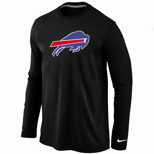 Nike Buffalo Bills Logo Long Sleeve T-Shirt black,We sell and wholesale Nike Buffalo Bills Logo Long Sleeve T-Shirt black on line form chian!