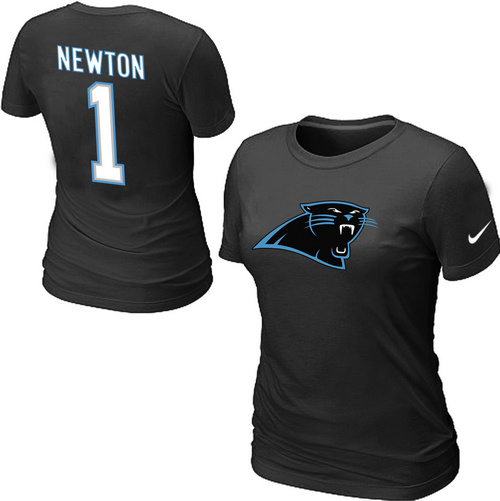 Nike Carolina Panthers Cam Newton Name & Number Women's T-Shirt Black,We sell and wholesale Nike Carolina Panthers Cam Newton Name & Number Women's T-Shirt Black on line form chian!