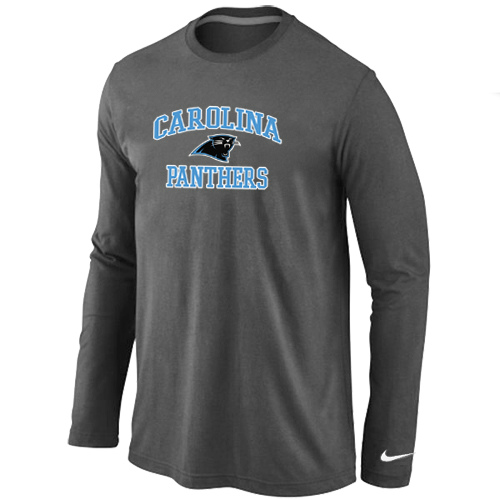 Nike Carolina Panthers Heart & Soul Long Sleeve T-Shirt D.Gray,We sell and wholesale Nike Carolina Panthers Heart & Soul Long Sleeve T-Shirt D.Gray on line form chian!