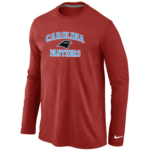 Nike Carolina Panthers Heart & Soul Long Sleeve T-Shirt Red,We sell and wholesale Nike Carolina Panthers Heart & Soul Long Sleeve T-Shirt Red on line form chian!
