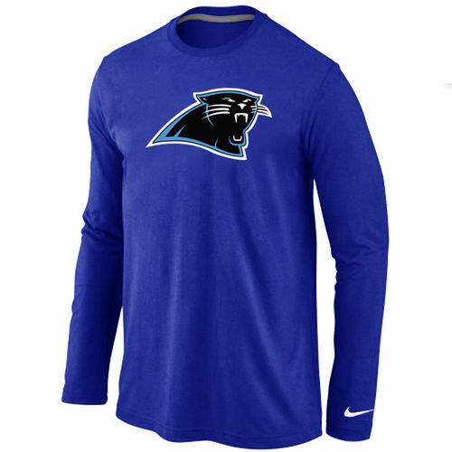 Nike Carolina Panthers Logo Long Sleeve T-Shirt Blue,We sell and wholesale Nike Carolina Panthers Logo Long Sleeve T-Shirt Blue on line form chian!